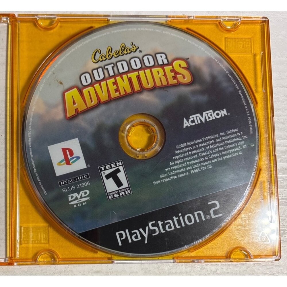Cabelas Outdoor Adventures PlayStation 2 Game Disc